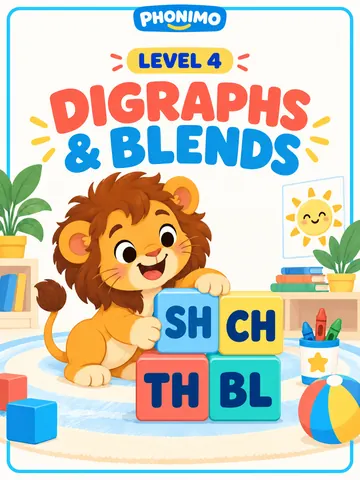 Level 4 Digraphs and Blends